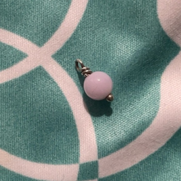Jewelry James Avery Glass Enhancer Bead Pink Poshmark